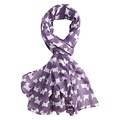 M&K Collection Schal Mini Scottie purple