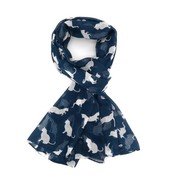 M&K Collection Schal Cats navy