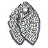 M&K Collection Scarf New Maze grey