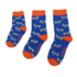 Miss Sparrow Kids Socks Boys Zebras blue 7-9Y