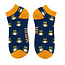 Trainer Mens Socks Bamboo Frogs navy