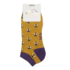 Miss Sparrow Trainer Männer-Socken Bamboo Bees yellow