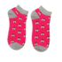 Miss Sparrow Trainer Socken Bamboo Honey Bees hot pink