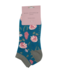 Miss Sparrow Trainer Socks Bamboo Botany teal
