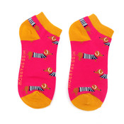 Miss Sparrow Trainer Socken Bamboo Parisian Pups hot pink