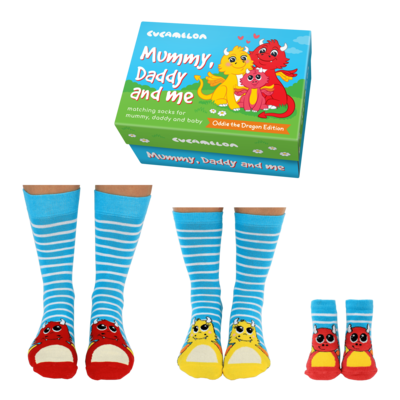 Cucamelon Socks Mummy, Daddy and Me Oddie Edition