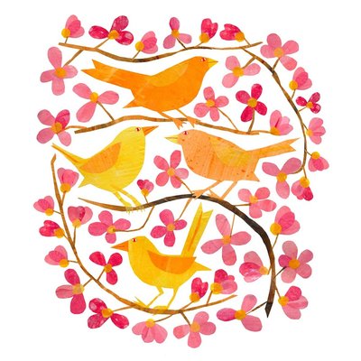Paperproducts Design Paper Napkins Cherry Blossom & Birds