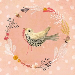 Paperproducts Design Paper Napkins Bird Romance