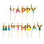 Birthday Candles Rainbow Happy Birthday