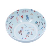 Overbeck and Friends Melamine Bowl Bonjour