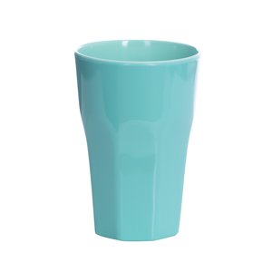 Overbeck and Friends Melamin Becher Uni turquoise large