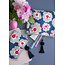 Canvas Pouches Lilly blue/grey Set of 2