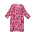 Overbeck and Friends Tunic  Lilly red/pink