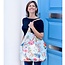Canvas Bag XL Exotic Flower blue