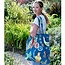 Canvas Bag XL Exotic Bird blue