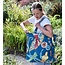 Canvas Bag XL Exotic Bird blue