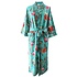 Powell Craft Dressing gown Exotic Bird teal