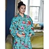 Powell Craft Dressing gown Exotic Bird teal