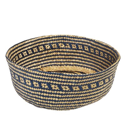 Rex London Basket Seagrass Large navy