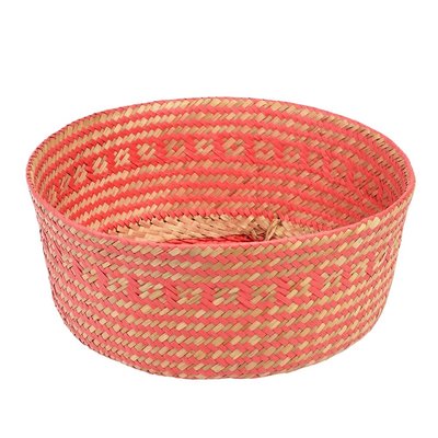 Rex London Basket Seagrass Small coral