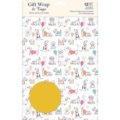 Otter House Giftwarp & Tags Dogs