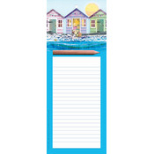 Otter House Magnetic Memo Pad Beach Huts