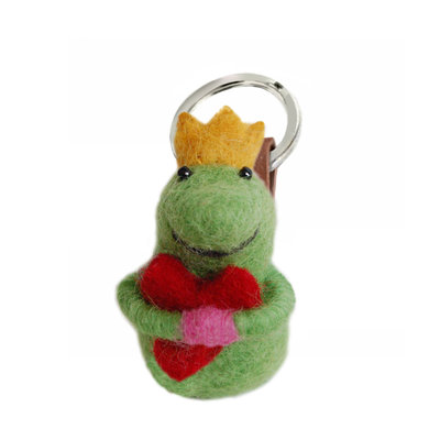 Sweetee Key ring felt animals Heart assorti