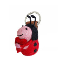 Sweetee Key ring felt animals Heart assorti