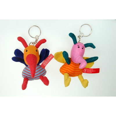 Key ring Bees assorti