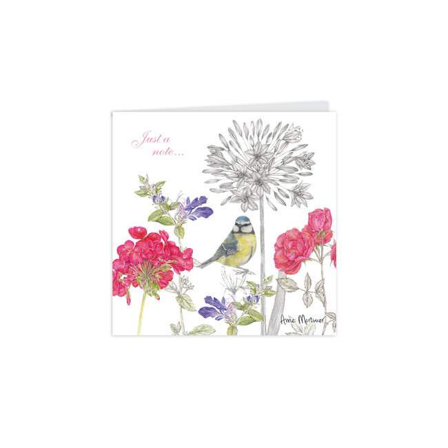 Notecard Pack Square Robin & Blue Tit