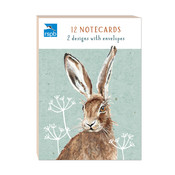 Otter House Notecard Pack A6 RSPB In the Wild Hares