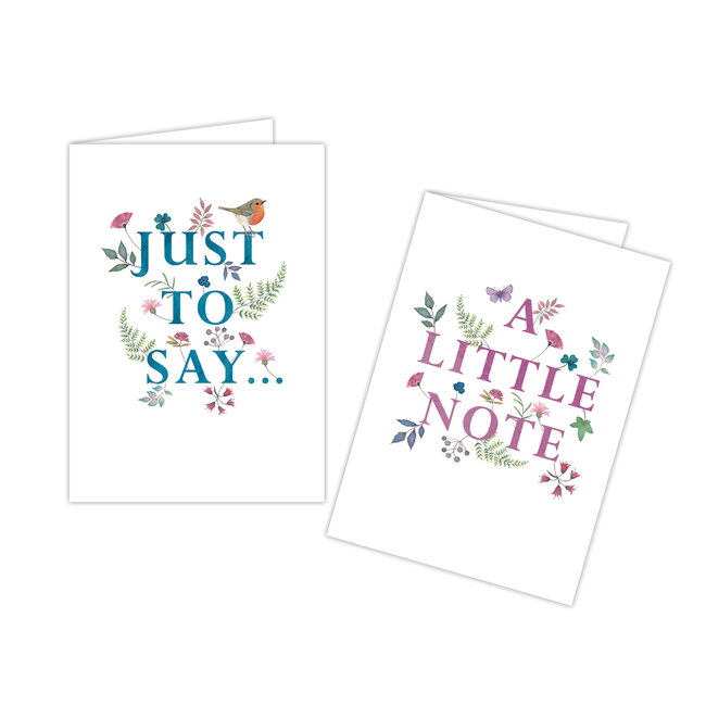 Notecard Pack A6 Vintage Garden