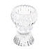Rex London Candleholder Glass Doubel Ended clear