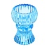 Rex London Candleholder Glass Doubel Ended blue