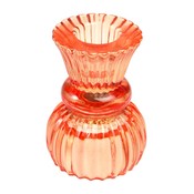 Rex London Candleholder Glass Doubel Ended orange