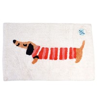 Rex London Bath Mat Sausage Dog