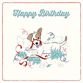 Otter House Karte Tommy Dog Birthday Presents