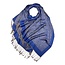 Schal Pashimina Paisley royal blue