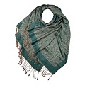 M&K Collection Schal Pashimina Paisley teal