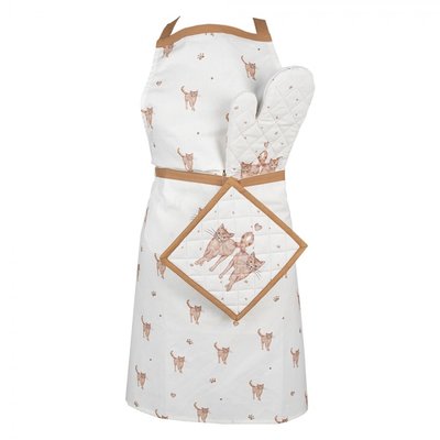 Clayre & Eef Kitchen apron Cats & Paws