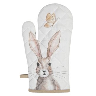 Clayre & Eef Oven mitt Rabbit & Dots
