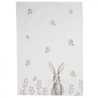 Clayre & Eef Geschirrtuch Rabbit & Dots