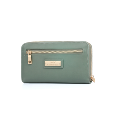 A Spark of Happiness Wallet Solid Color garden green
