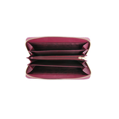 Spark of Happiness Wallet Solid Colour  berry
