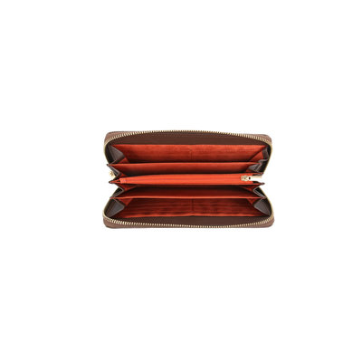 A Spark of Happiness Wallet Solid Color brown