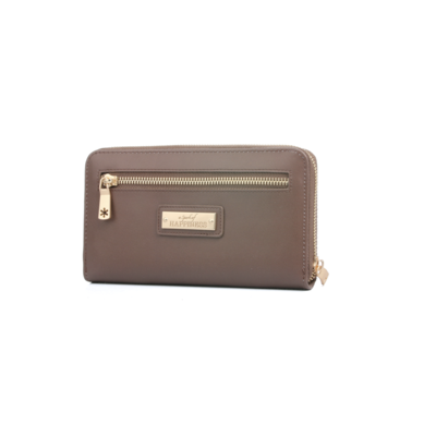 Spark of Happiness Wallet Solid Colour brown