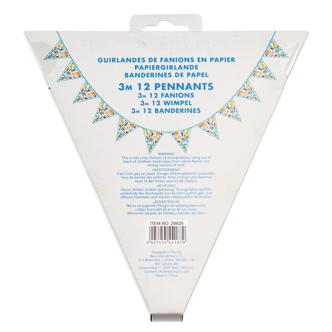 Bunting Paper Wild Wonders