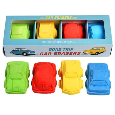 Rex London Radiergummis Road Trip Cars Set of 4