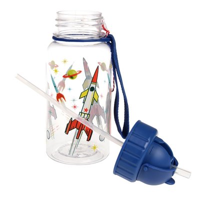 Rex London Kids Water Bottle Clear Space