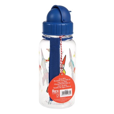 Rex London Kids Water Bottle Clear Space